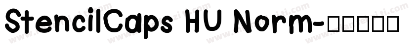 StencilCaps HU Norm字体转换